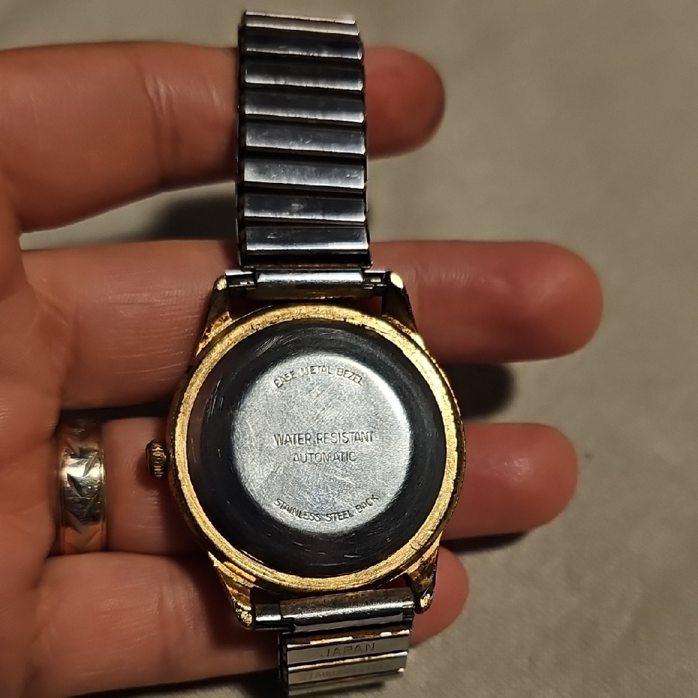 VTG 1979 Timex Automatic Viscount Day Date WR  Watch. Needs Bateries - Picture 4 of 8